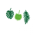 Miniatyrbild 4 av 5: Pièces Hawaiian Tropical Leaves Banner Garland Luau Party Dekoration Grön