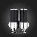 [RM]M-8009 Dubbelhuvud Manuell Tvåldispenser Black