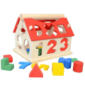 Miniatyrbild 2 av 5: Träpussel för småbarn 1-3-5 år Tränummer och formpussel för barn - Lärande träpusselleksaker för barn