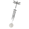 Miniatyrbild 2 av 5: Dragonfly design rostfritt stål 4 klockor vindspel hängande klocka