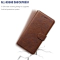 Pikkukuva 5 / 5: iPhone X/Xs - Nahkakotelo - Ruskea Brown Brun