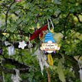Miniatyrbild 4 av 5: 18 st Trähängen Tecknade DIY Flerfärgade Svenska Tomte-prydnader för Påsk