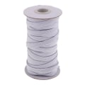 Miniatyrbild 4 av 5: 8mm elastisk syresår elastisk band för kläder vit