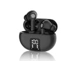 [RM]Bluetooth 5.3 Wireless Headphones - HiFi Stereo Sound, Waterproof In-Ear Earbuds with Microphone for iPhone/Samsung/Android, Black