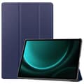 Skyddsfodral - Samsung - Galaxy Tab S9 FE+ - Stöttåligt - Ultratunt - PU-läder - Blått