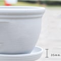 Miniatyrbild 5 av 5: 4x Plast Blomkrukefat Planteringsfat Dränering Inomhus Utomhus 4 Färger M