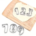 Miniatyrbild 5 av 5: Kakformar, 9 st Set, Nummerdesign