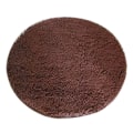 Miniatyrbild 4 av 4: Luddig Halkfri Badrumsmatta Absorberande Matta Rund Dia. 100 cm kaffe