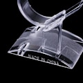 Miniatyrbild 4 av 5: Transparent klocka smycken display stativ disk klocka display stativ dekor #6