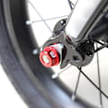 Miniatyrbild 4 av 5: Cykelnav mutter m10 balanshjulsnav vevaxel röd mutter