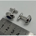 Miniatyrbillede 3 af 3: eksklusive ærmeknapper Silver