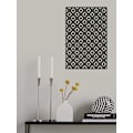 Miniatyrbild 2 av 2: Black And White Tile Pattern MultiColor 70x100 cm