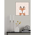 Miniatyrbillede 1 af 2: Snow A Deer MultiColor 50x70 cm