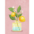 Miniatyrbild 2 av 2: Lemon Bunch In Vase MultiColor 21x30 cm