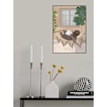 Miniatyrbild 2 av 2: Lazy Sloth In Hammock MultiColor 21x30 cm
