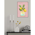 Miniatyrbild 1 av 2: Lemon Bunch In Vase MultiColor 21x30 cm