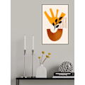 Miniatyrbillede 2 af 2: Solskinsblomst nr. 5 MultiColor 70x100 cm