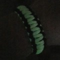 Miniatyrbilde 2 av 3: Glow-in-Dark Paracord Bracelet ljusgrön svart