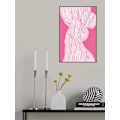 Miniatyrbild 1 av 2: Fibers No 1 (Pink) MultiColor 21x30 cm