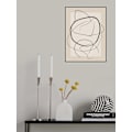 Miniatyrbild 1 av 2: Soft Abstract Lines Art MultiColor 21x30 cm
