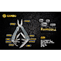 Miniatyrbillede 2 af 5: Ganzo MultiTool G105 Grey
