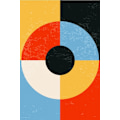 Miniatyrbild 1 av 2: Minimal Shapes Series 21 MultiColor 50x70 cm