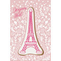 Miniatyrbild 2 av 2: Eiffel Tower Iced Gingerbread Cookie MultiColor 70x100 cm