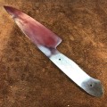 Miniatyrbild 2 av 5: Knivblad Blankt - kökskniv full tang grå