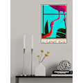 Miniatyrbild 2 av 2: Le Flamant Rosé MultiColor 50x70 cm