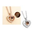Pikkukuva 4 / 4: Projection necklace - Silver color with rhinestone