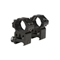 Miniatyrbillede 2 af 2: Theta Optics - Two-part 25mm optics mount for RIS rail (high) Black