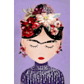 Miniatyrbillede 2 af 2: Frida (Lilla) MultiColor 30x40 cm