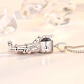 Pikkukuva 3 / 5: Astronaut projection necklace - silver color