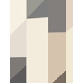 Miniatyrbild 2 av 2: Neutral Color Geometrical Abstract MultiColor 30x40 cm
