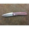 Miniatyrbild 1 av 5: Enlan M023 Aluminium träimitation -  fällkniv kniv EDC A
