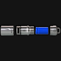 Miniatyrbillede 3 af 4: NITEYE by JETBeam - Mini-Al - mini flashlight Light blue