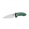 Miniatyrbild 4 av 5: Ganzo - FH51 - Folding Ballbearing knife in D2 Green grönblå