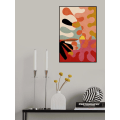 Miniatyrbillede 1 af 2: Varme farver Bauhaus geometri5 MultiColor 21x30 cm