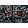 Miniatyrbillede 1 af 2: Urban Labyrinth MultiColor 21x30 cm