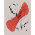 Miniatyrbild 2 av 2: Space Loop MultiColor 50x70 cm