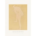 Miniatyrbild 2 av 2: Figure Bending Forward With Right Knee Raised MultiColor 50x70 cm