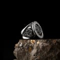 Miniatyrbild 2 av 4: Ring - Nordisk Mytologi - Fenrir med runor #11