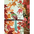 Miniatyrbillede 1 af 2: Birds Of Autumn MultiColor 70x100 cm