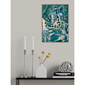 Miniatyrbillede 2 af 2: Moth In The Rainforest MultiColor 70x100 cm