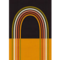 Miniatyrbild 2 av 2: Geo Shapes Fall 21 Rainbow Arc MultiColor 70x100 cm