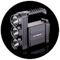 Miniatyrbillede 1 af 5: NITEYE by JETBeam - T8 - searchlight 3500 lumen Black