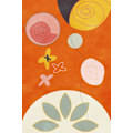 Miniatyrbillede 2 af 2: Venlige farver 2 MultiColor 70x100 cm