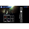 Miniatyrbild 4 av 5: NITEYE av JETBeam - JET-PC20 1800Lumen typ-c laddning Svart