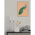 Pikkukuva 2 / 2: Peacock Erum Khalili.png MultiColor 50x70 cm