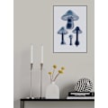 Miniatyrbild 1 av 2: Agaricus Bulbosus - Blue MultiColor 21x30 cm